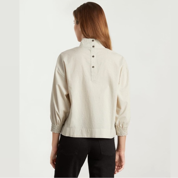 Everlane The Funnel-Neck Smock Top Sz S - Picture 3 of 8